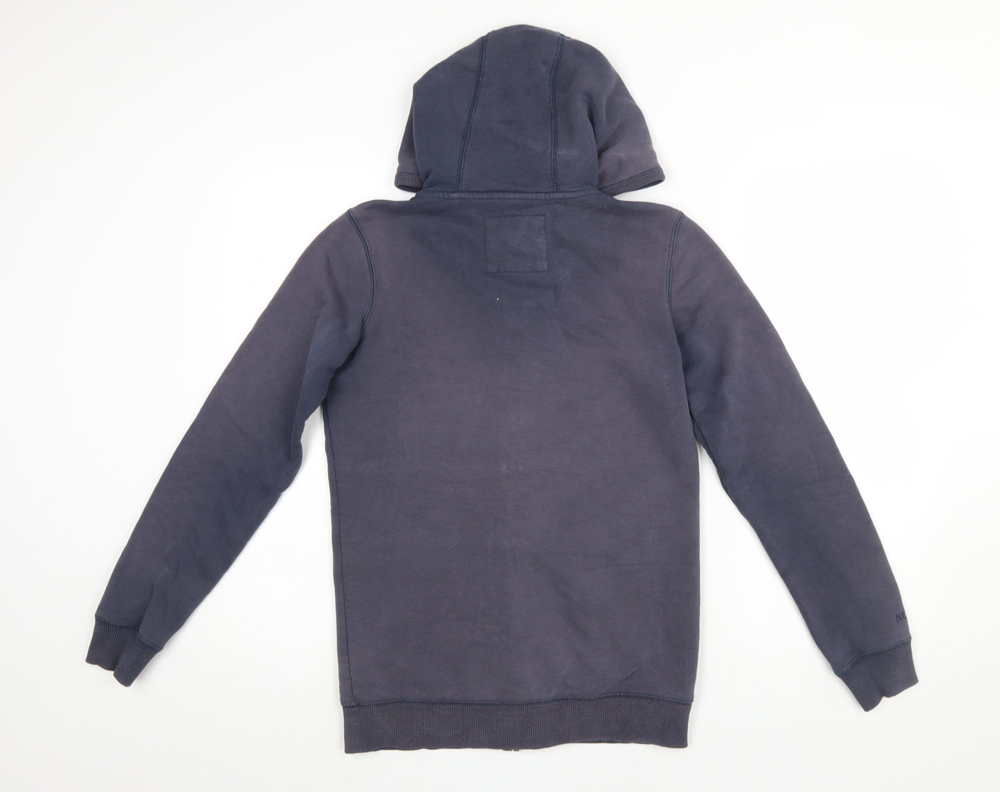 Fat Face Men's Blue Full Zip Hoodie Size M Cotton Blend