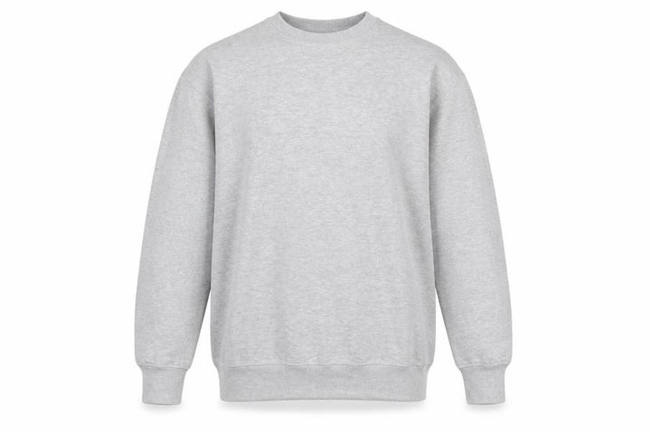 Pull&Bear Men's Grey Pullover Sweatshirt Size M Crew Neck Fleece Lined