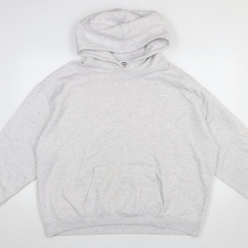 Slazenger Womens Grey Hoodie UK 18 Relaxed Fit Pullover Sweatshirt