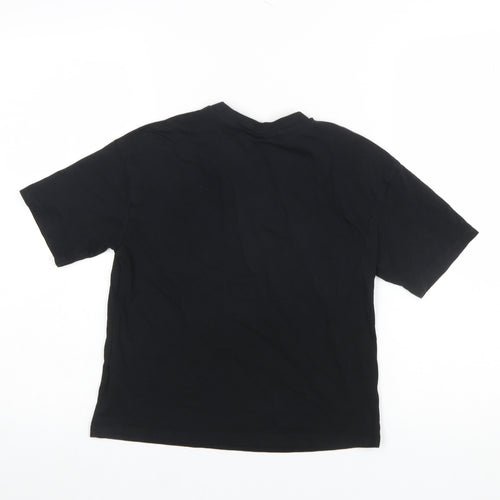 Juicy Couture Girls Black Graphic Logo Cotton T-Shirt 12-13 Years