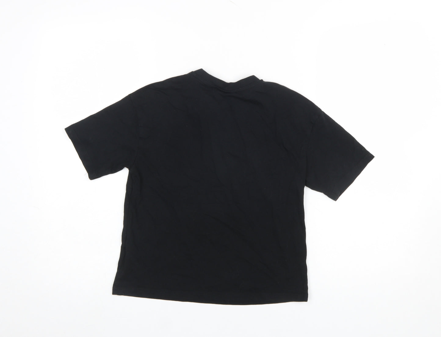 Juicy Couture Girls Black Graphic Logo Cotton T-Shirt 12-13 Years