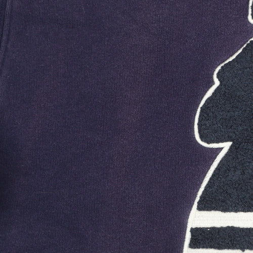 Money Mens Purple Sweatshirt M Crew Neck Graphic Pullover