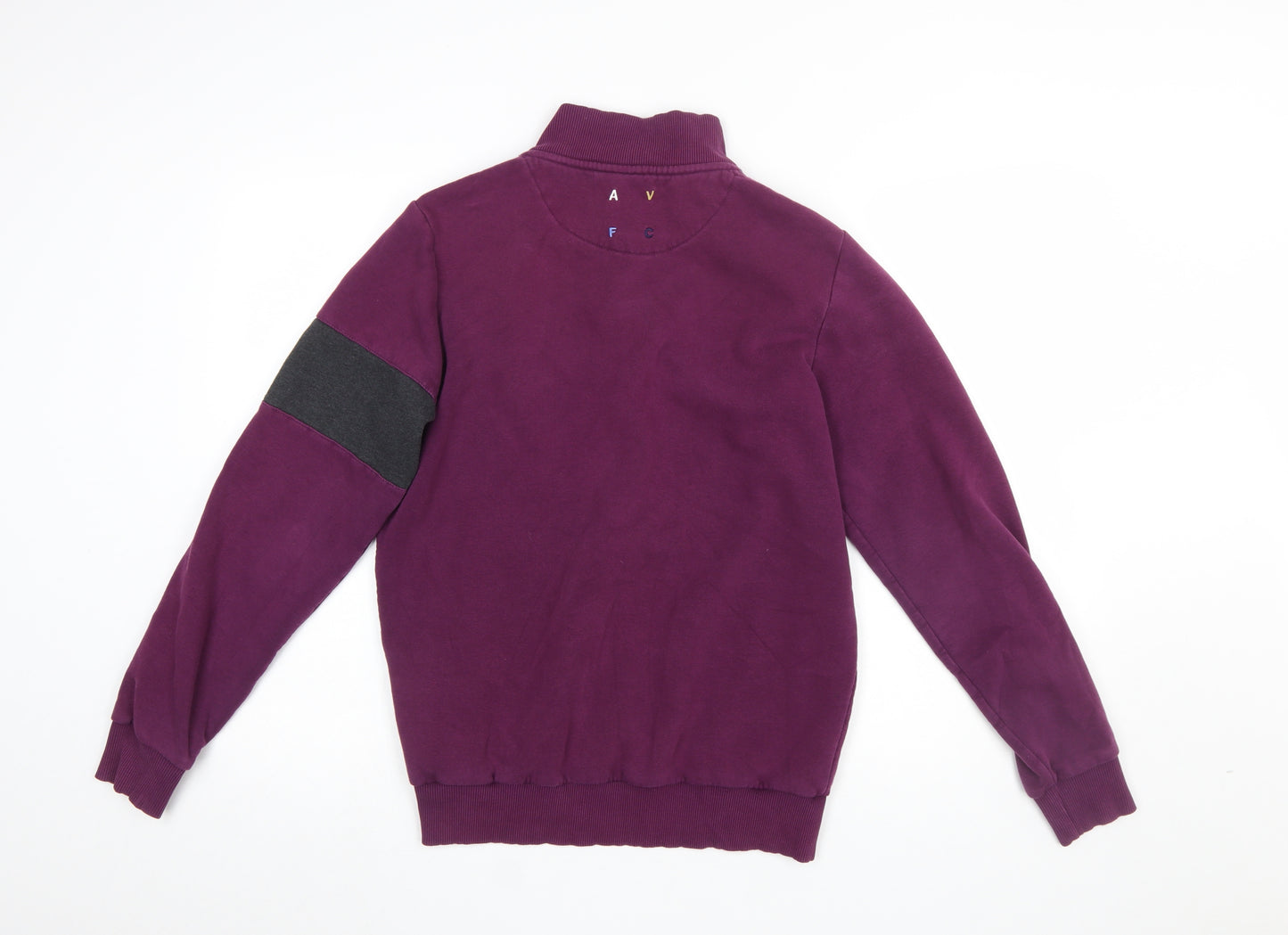 Avec Men’s Purple 1/4 Zip Sports Sweatshirt Size S