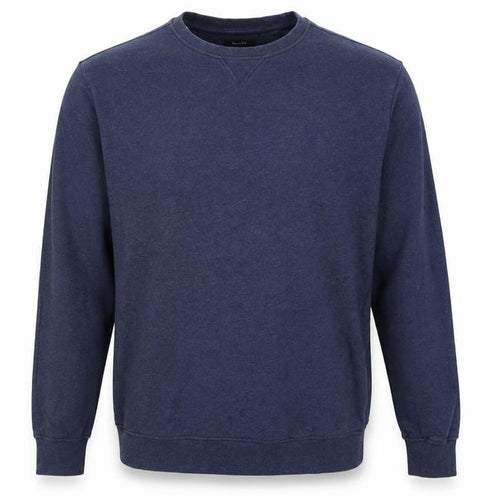 Massimo Dutti Men's Blue Casual Fit Long Sleeve Crew Neck Sweatshirt Size L
