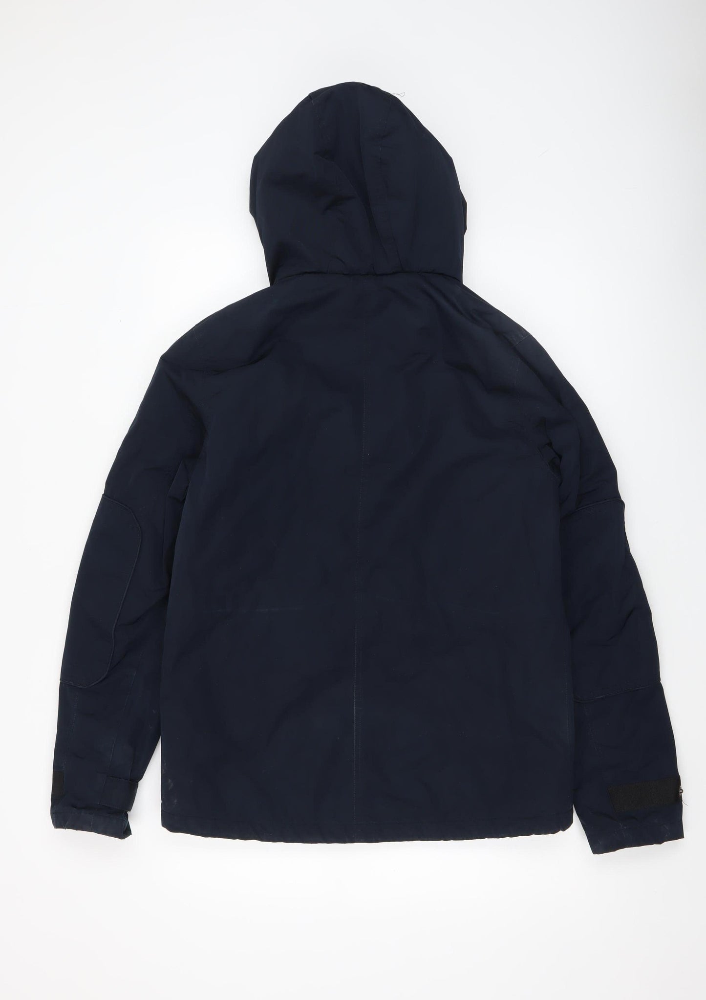 Next Men's Blue Hooded Parka Jacket Size Small