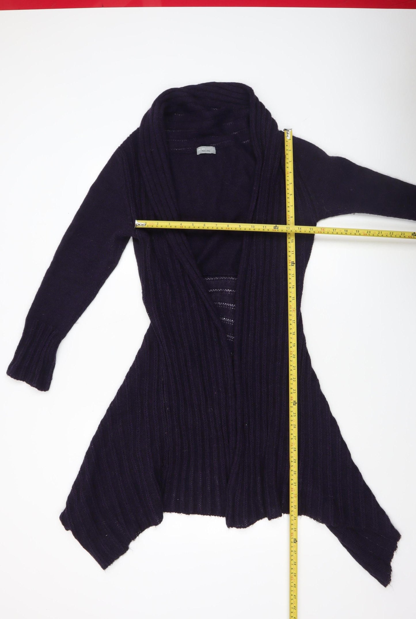 Marks and Spencer Women’s Purple Wool Blend Open Cardigan M