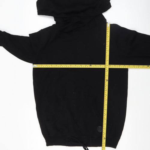 Next Men's Black Hooded Pullover Knit Jumper Size M