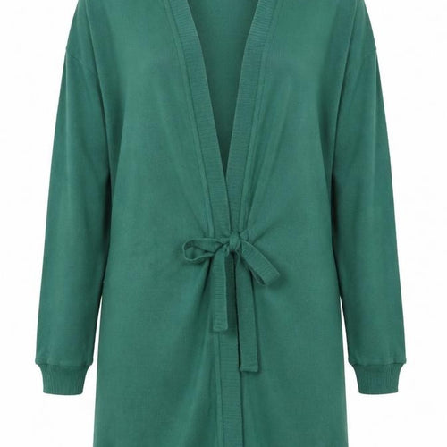 Cozee Home Women's Green 2XL Belted Knit Robe Nightwear