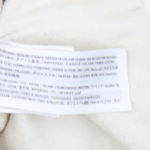 Abercrombie & Fitch Womens White XS Hooded Puffer Waistcoat