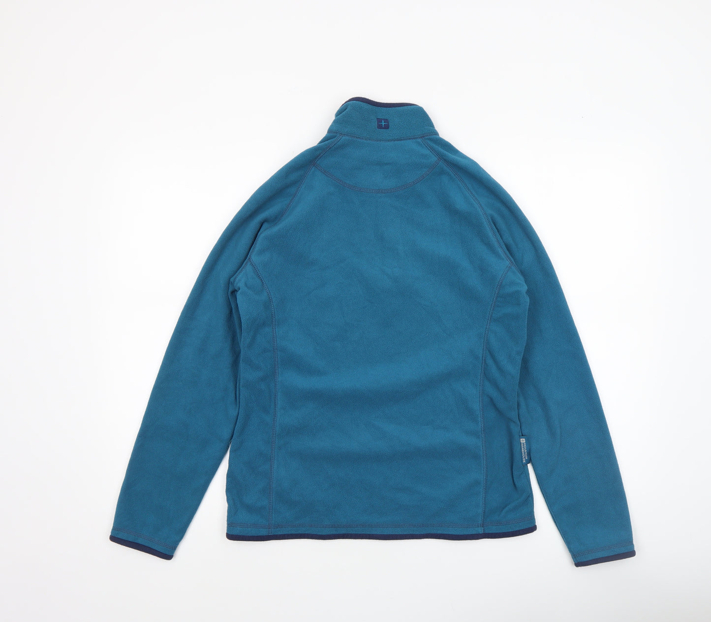 Mountain Warehouse Women Blue Fleece 1/2 Zip Pullover UK 10
