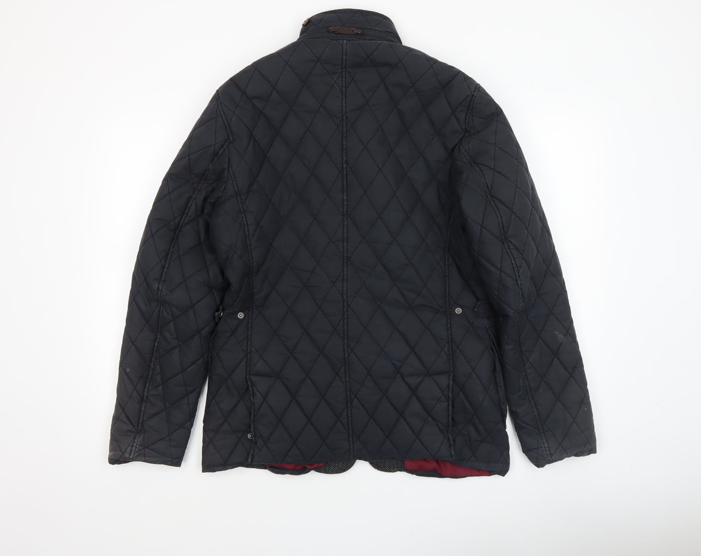 Ted Baker Women's Black Quilted Mid-Length Jacket Size 10