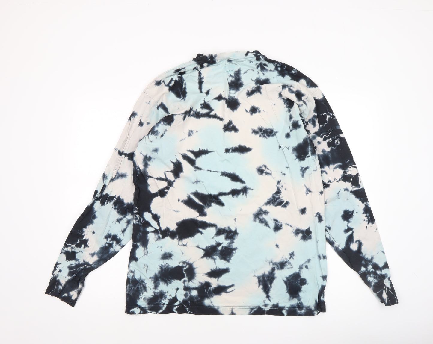 Levi's Men's Blue Tie-Dye Long Sleeve Cotton Casual Top M