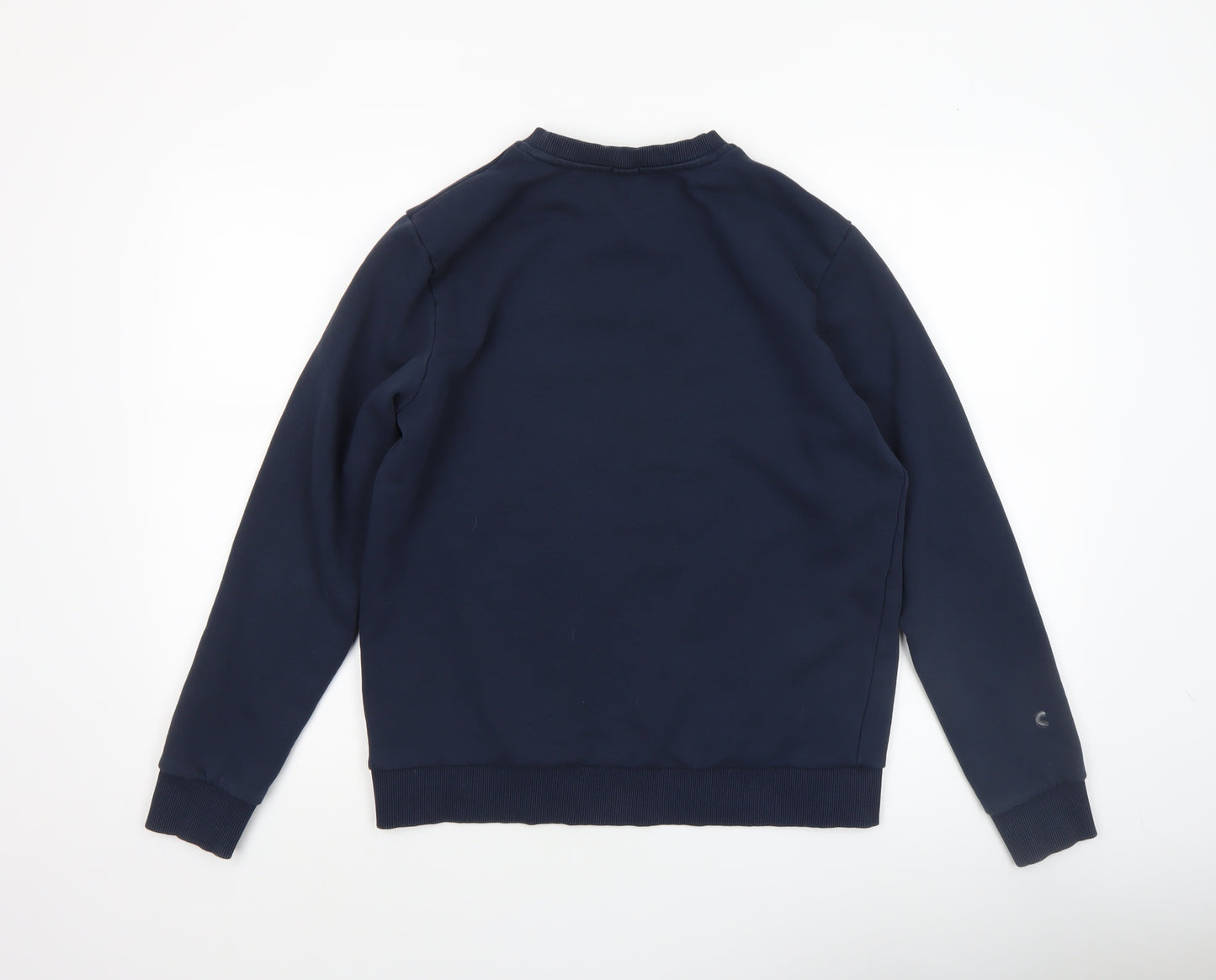 Hugo Boss Men's Blue Regular Fit Logo Sweatshirt Size S