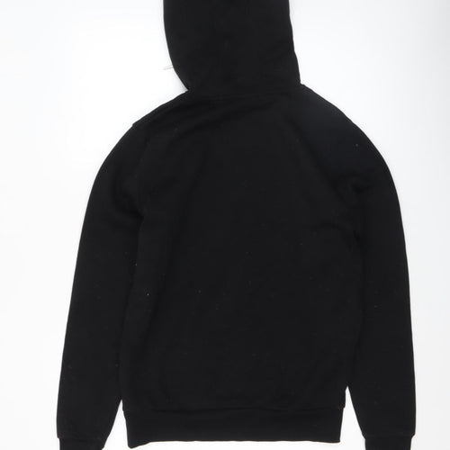 Back to the Future Men's Black Pullover Hoodie Small Graphic Print