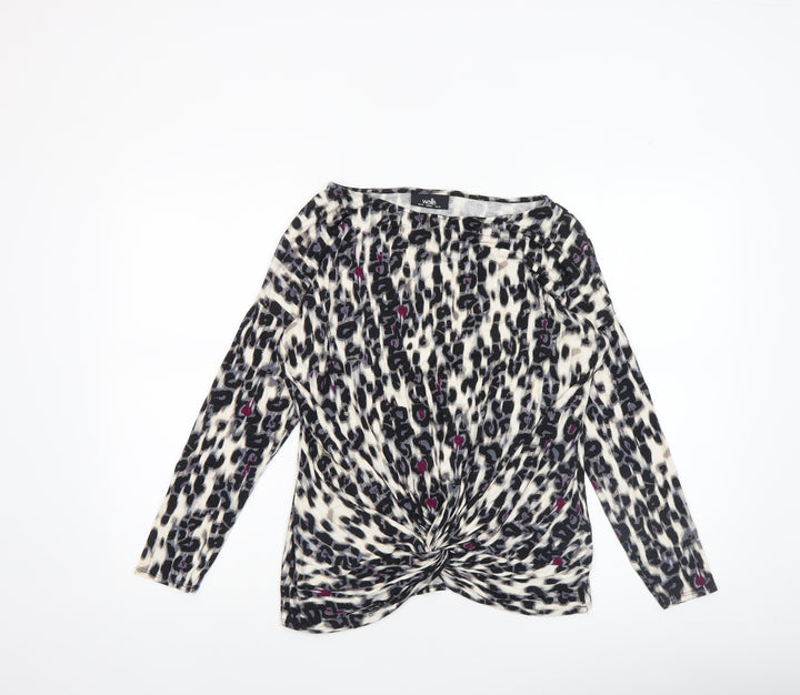 Wallis Womens Multicoloured Animal Print Tunic Blouse UK 14