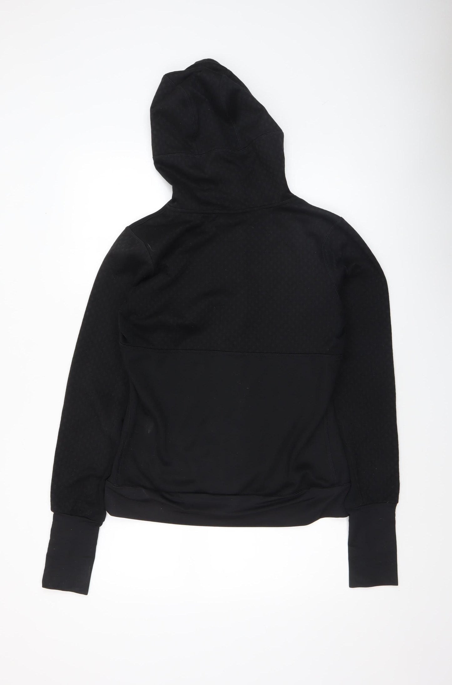 Adidas Women's Black Full Zip Hooded Sweatshirt Size S 8-10 Climalite