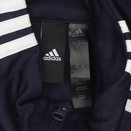 Adidas Men's Blue 1/4 Zip Regular Fit Sports Sweatshirt S