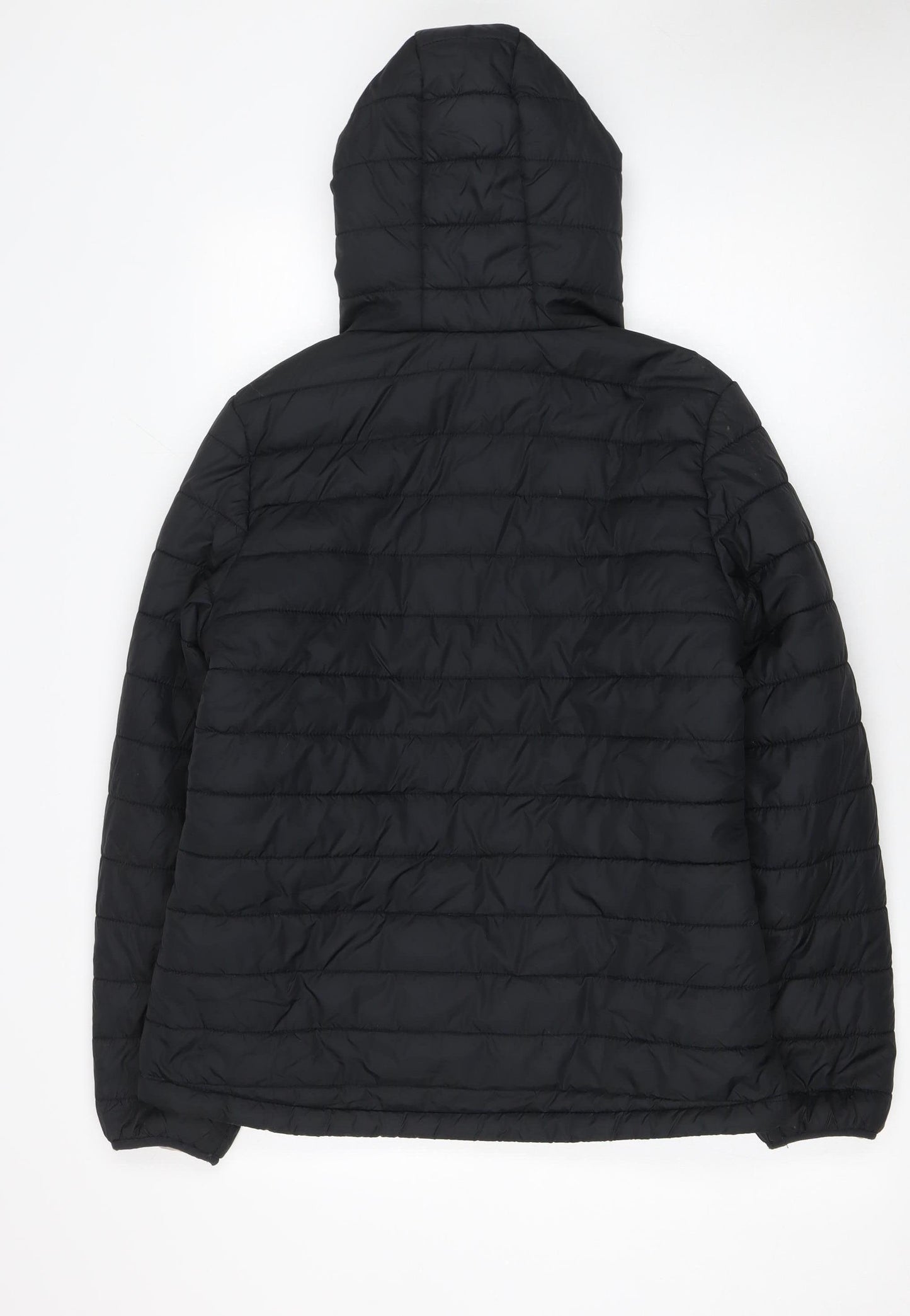 Peter Storm Womens Black Size 12 Puffer Jacket Hooded Quilted Coat