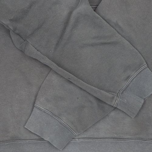 Nike Men's Black 1/4 Zip Fleece Sweatshirt L Regular Fit