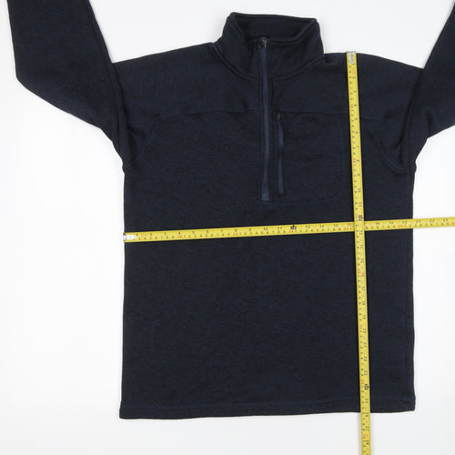 Peter Storm Mens Blue Fleece 1/4 Zip Pullover Sweatshirt M