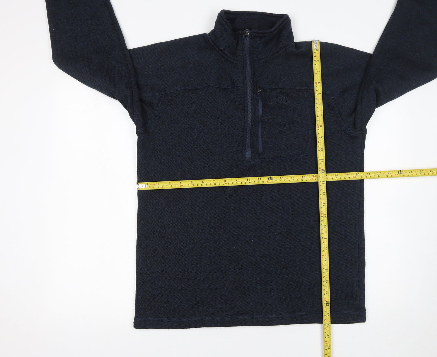 Peter Storm Mens Blue Fleece 1/4 Zip Pullover Sweatshirt M
