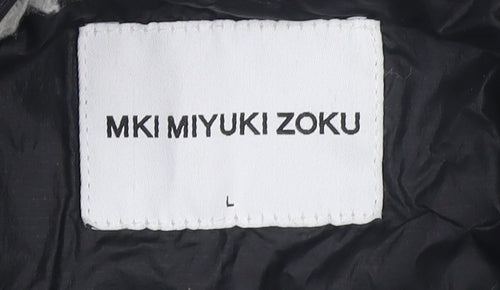 MKI Miyuki Zoku Womens Grey Fleece Zip Jacket Size L