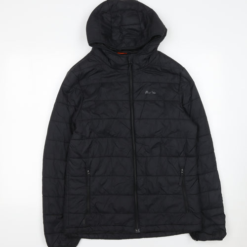 Peter Storm Men's Black XS Puffer Hooded Jacket Insulated Outdoor