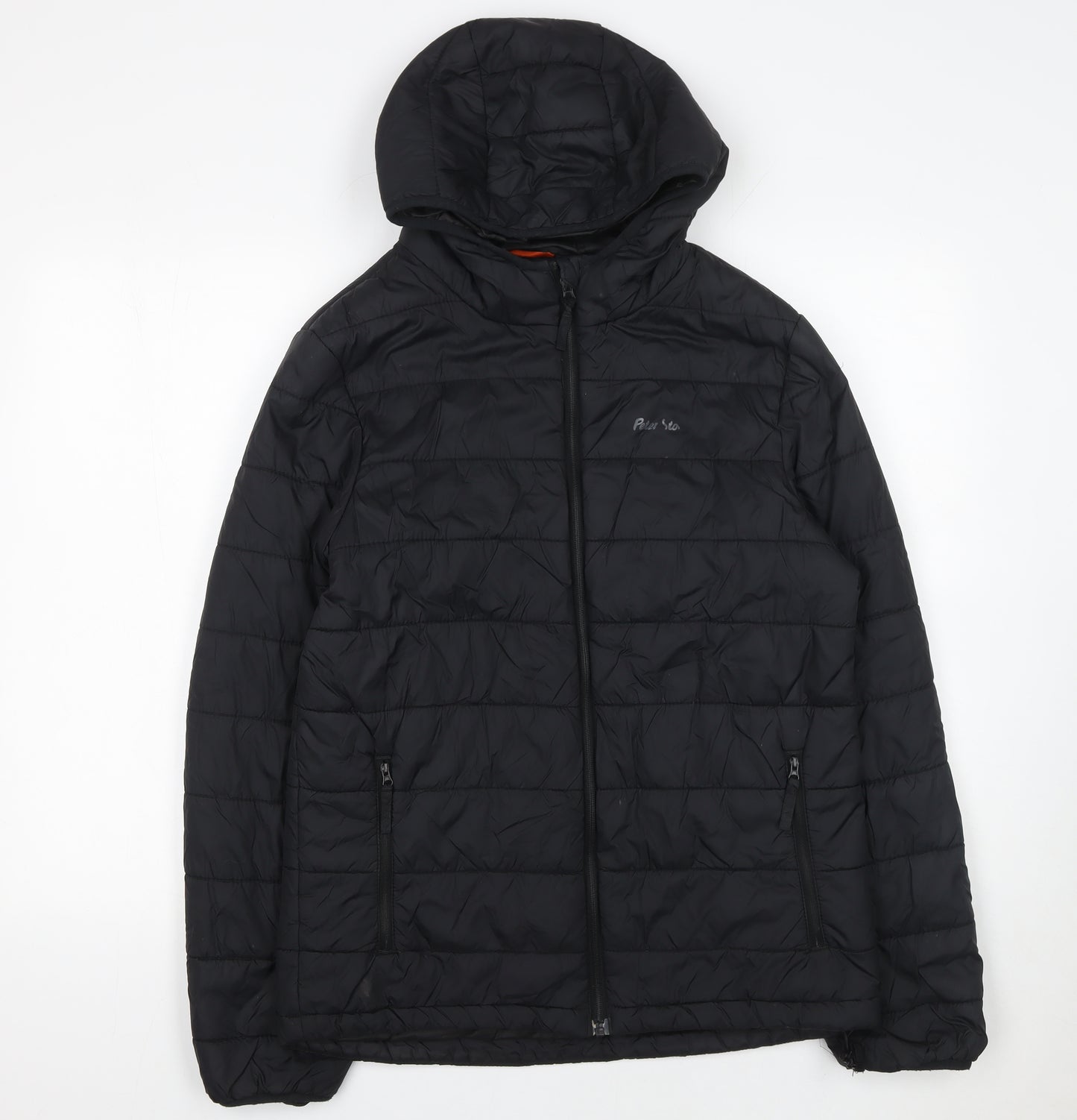 Peter Storm Men's Black XS Puffer Hooded Jacket Insulated Outdoor