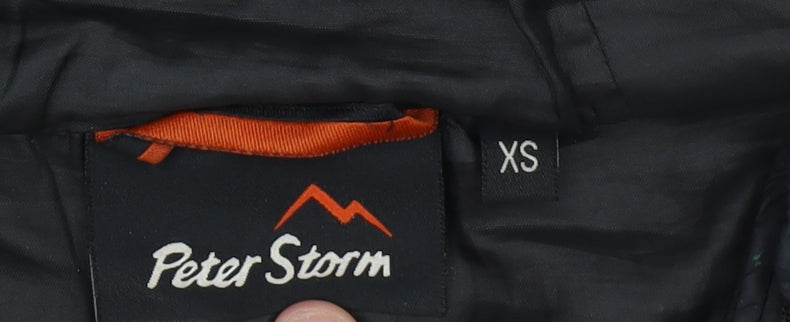 Peter Storm Men's Black XS Puffer Hooded Jacket Insulated Outdoor