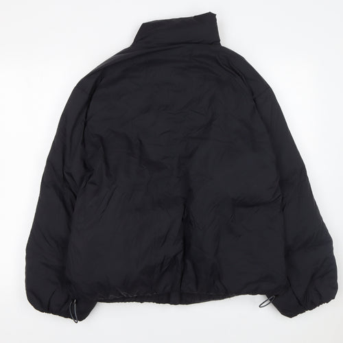Levi's Women's Black Puffer Jacket Small Polyester Zip Winter Warm Coat