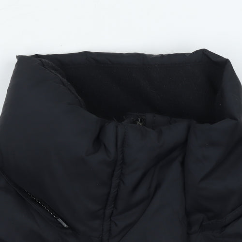 Levi's Women's Black Puffer Jacket Small Polyester Zip Winter Warm Coat