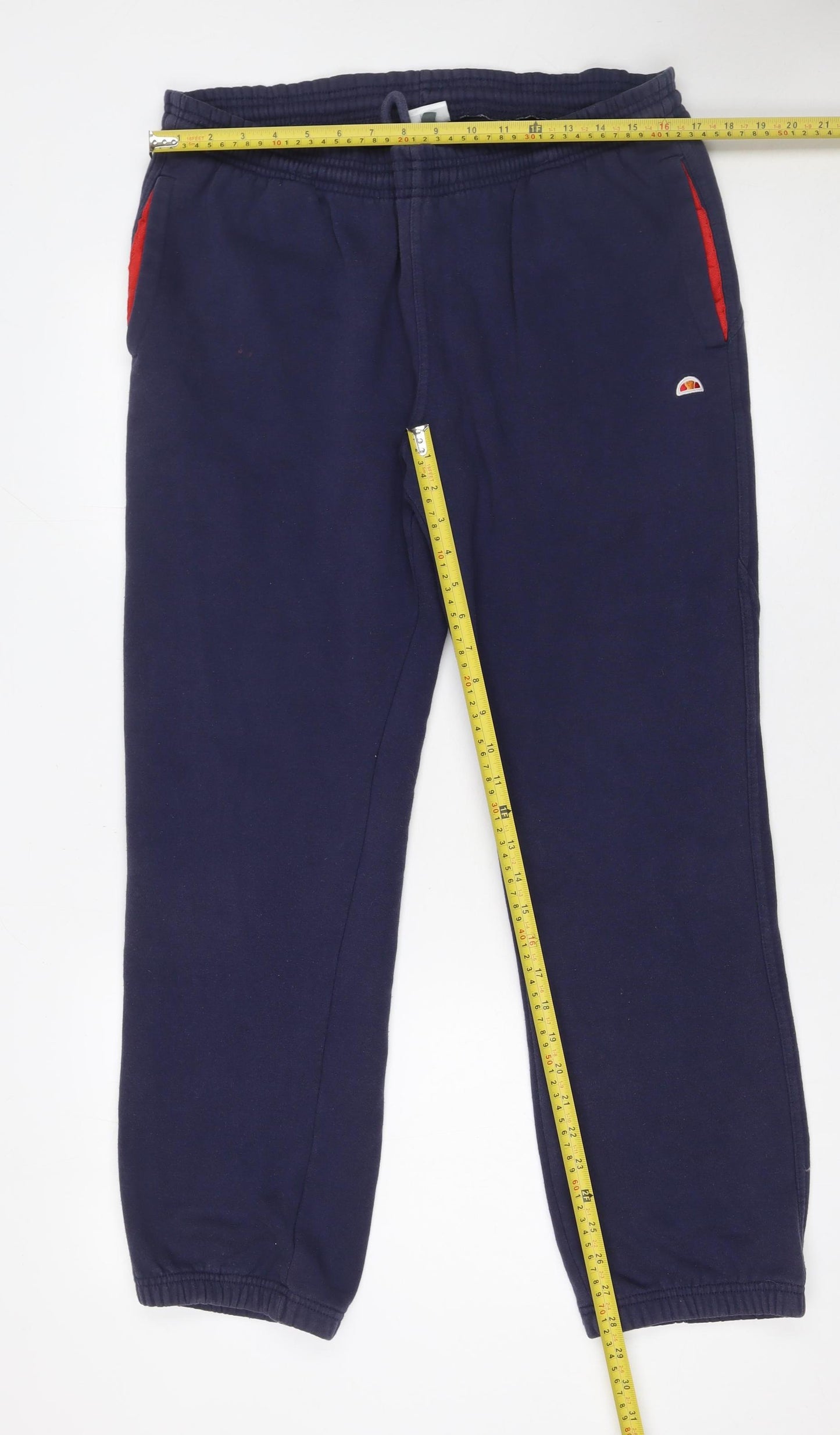 Ellesse Men's Blue Jogger Sweatpants Medium Tapered Fit