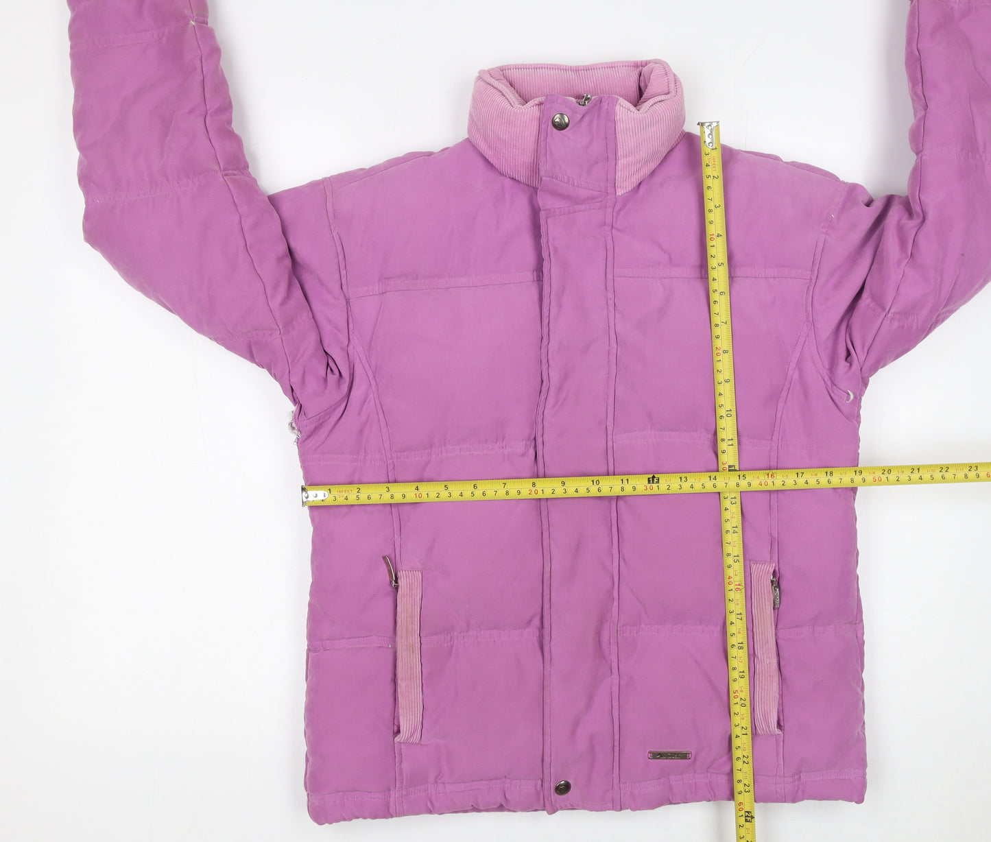 Dublin Womens Pink Puffer Jacket Size S Winter Outdoor Zip Coat