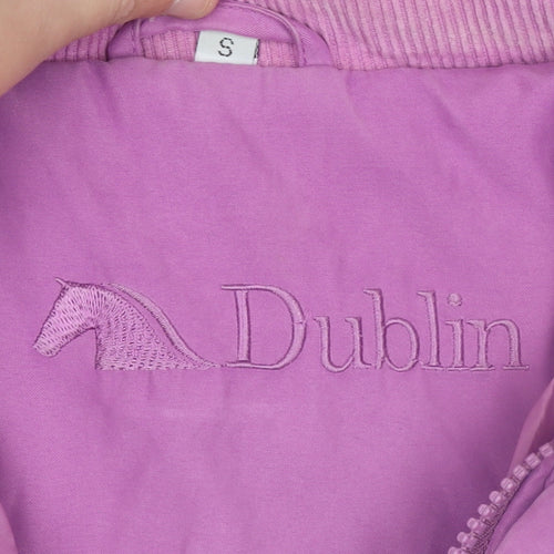 Dublin Womens Pink Puffer Jacket Size S Winter Outdoor Zip Coat