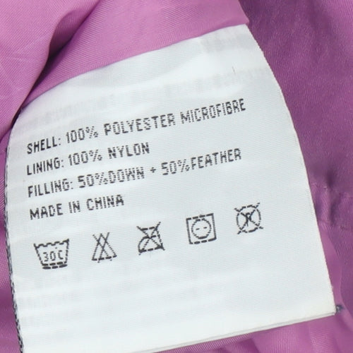 Dublin Womens Pink Puffer Jacket Size S Winter Outdoor Zip Coat