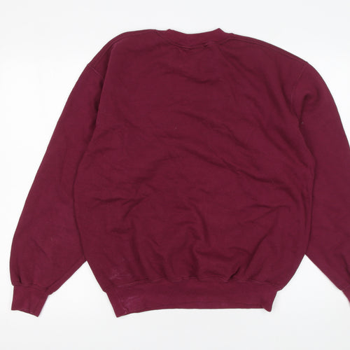 Fruit of the Loom Star Wars Women's Burgundy Christmas Sweatshirt Medium
