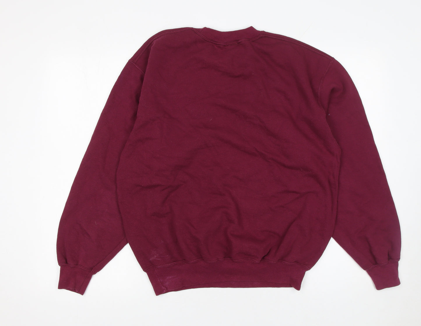 Fruit of the Loom Star Wars Women's Burgundy Christmas Sweatshirt Medium