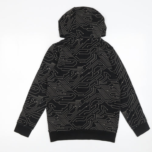F&F Boys Black Xbox Pullover Hoodie 10-11 Years Graphic Gamer Sweatshirt