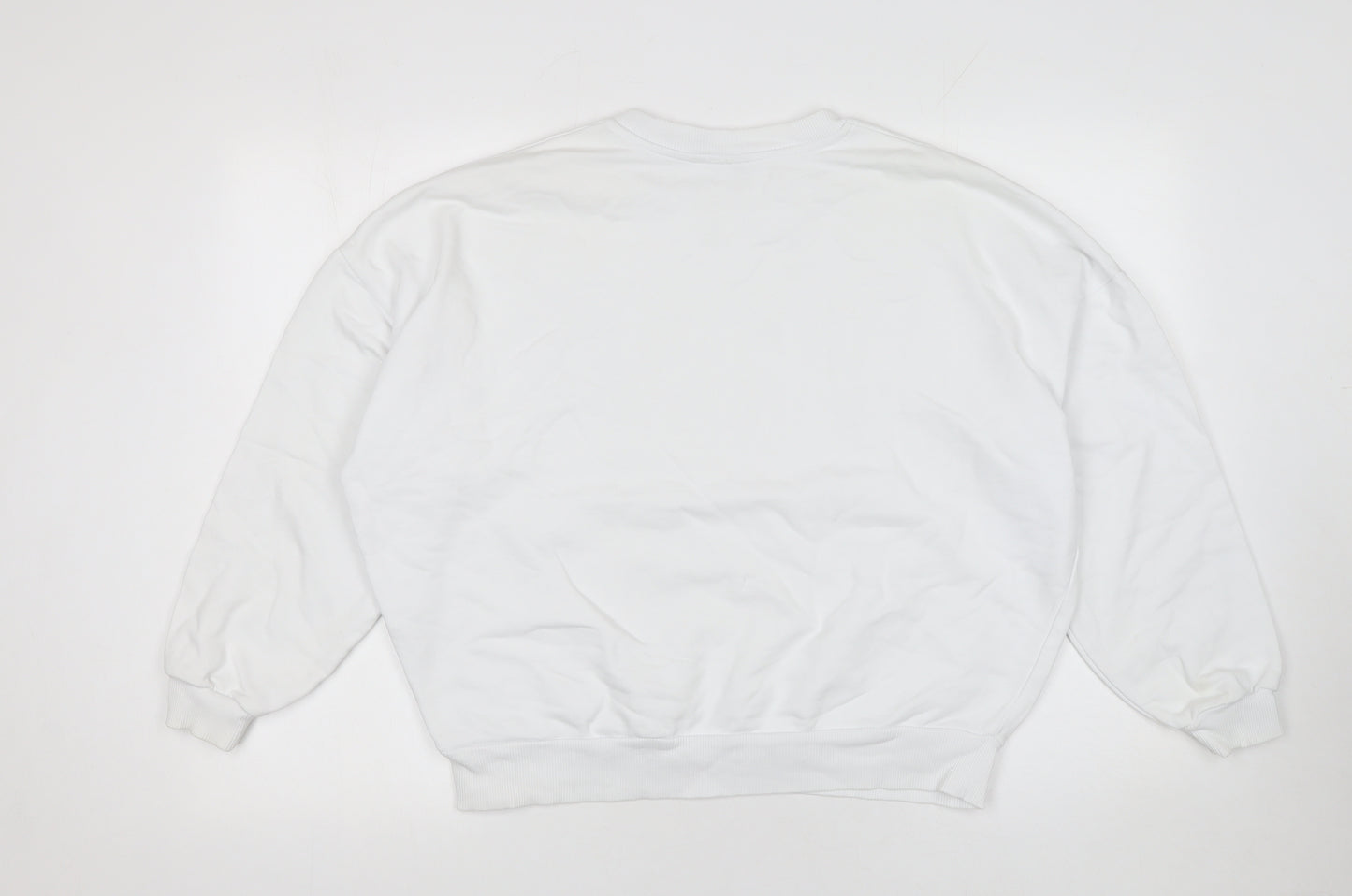 ASOS Design Women White Cotton Grand Canyon Graphic Pullover Sweatshirt Size 10