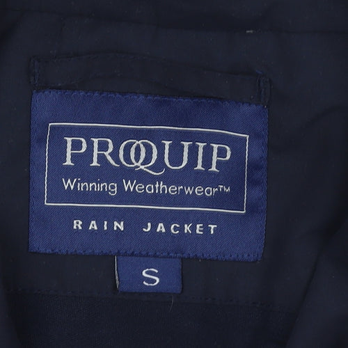 ProQuip Men's Red Waterproof Rain Jacket Size S Windproof Golf Wear