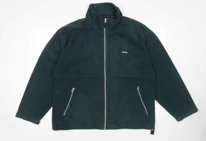 Peter Storm Men Green Fleece Full Zip Jacket Size M Outdoor Wear