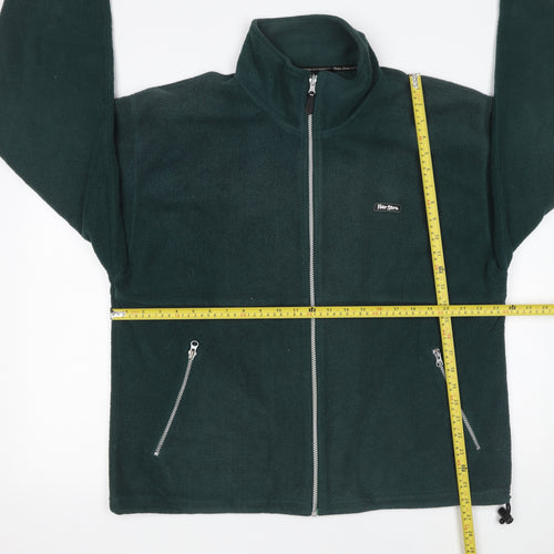Peter Storm Men Green Fleece Full Zip Jacket Size M Outdoor Wear