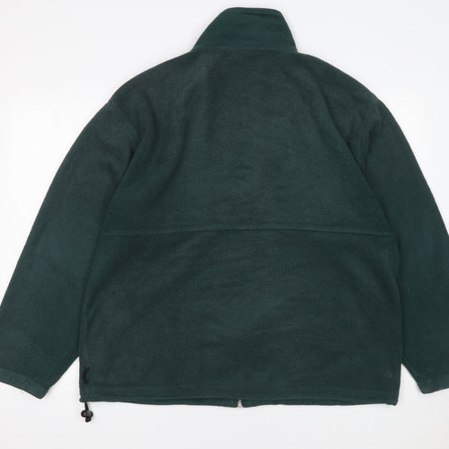 Peter Storm Men Green Fleece Full Zip Jacket Size M Outdoor Wear