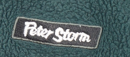 Peter Storm Men Green Fleece Full Zip Jacket Size M Outdoor Wear