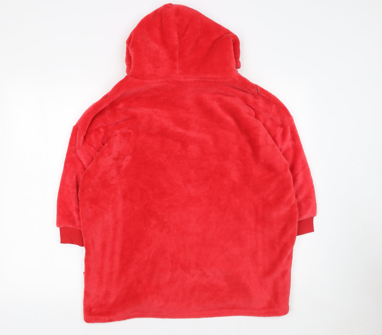 Marks and Spencer Boys Red Blue Spider-Man Fleece Hooded Robe 7-8 Years