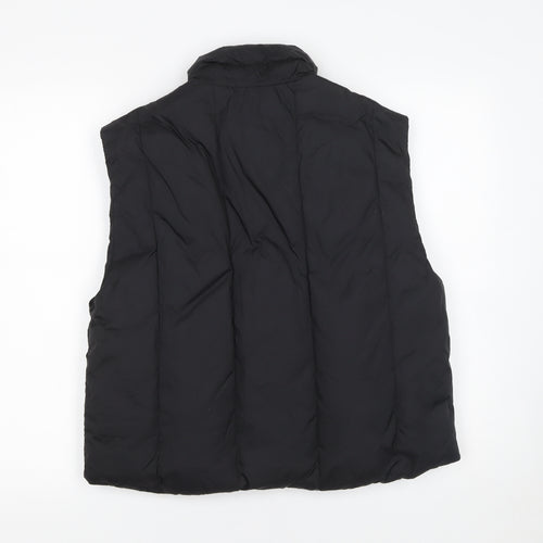 Zara Girls Black Puffer Waistcoat Size 146 Sleeveless Quilted Gilet