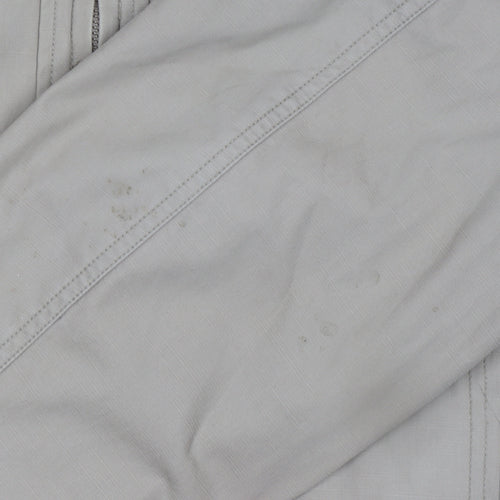 Bosideng Men's Beige Cotton Full Zip Casual Jacket Size L