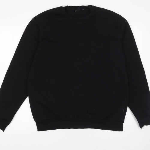 ONLY & SONS Men's Black Crew Neck Pullover Sweatshirt Size L