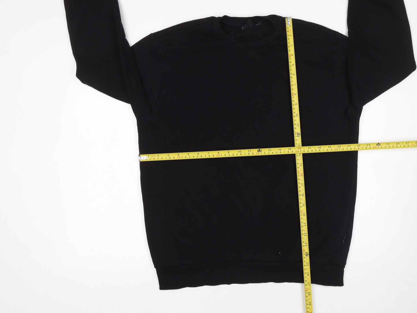 ONLY & SONS Men's Black Crew Neck Pullover Sweatshirt Size L