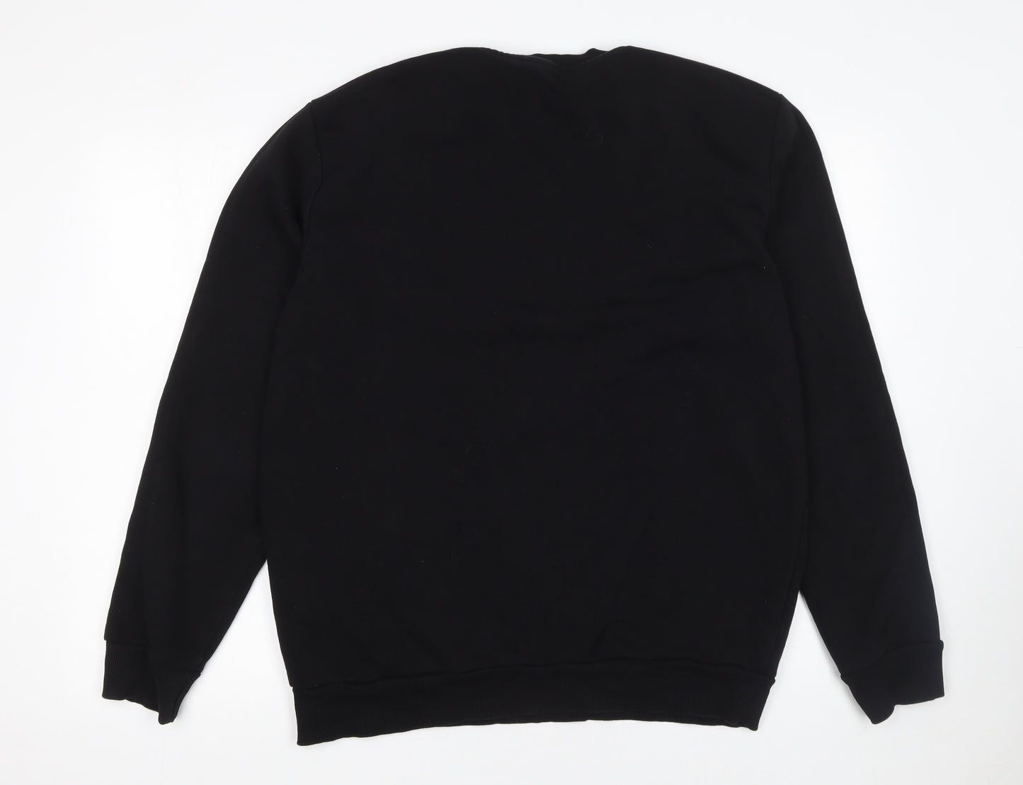 ONLY & SONS Men's Black Crew Neck Pullover Sweatshirt Size L